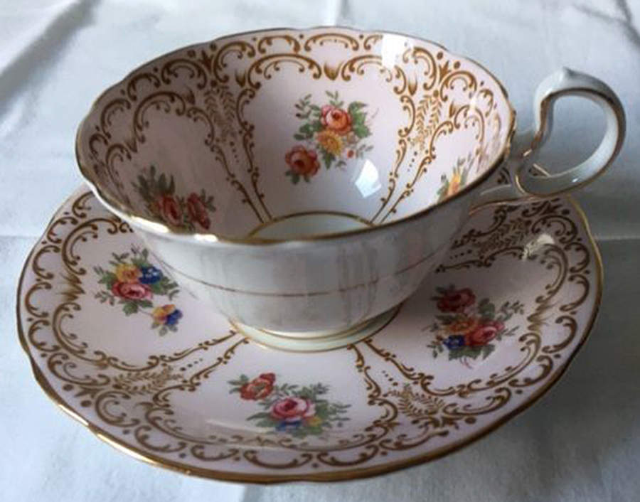 B4679 Footed Cup & Saucer Set by John  Aynsley & Sons-1