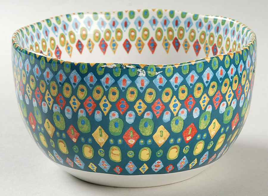 Mayan Jewel Coupe Cereal Bowl by 222 Fifth (PTS)-1