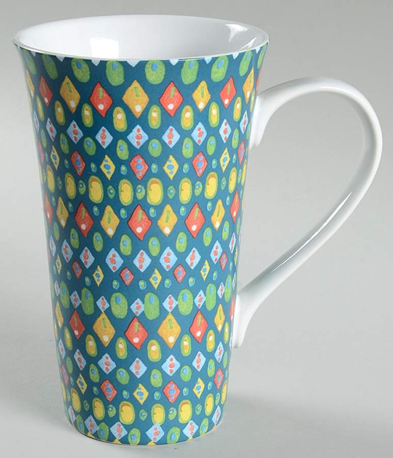 Mayan Jewel Cafe Au Lait Mug by 222 Fifth (PTS)-1