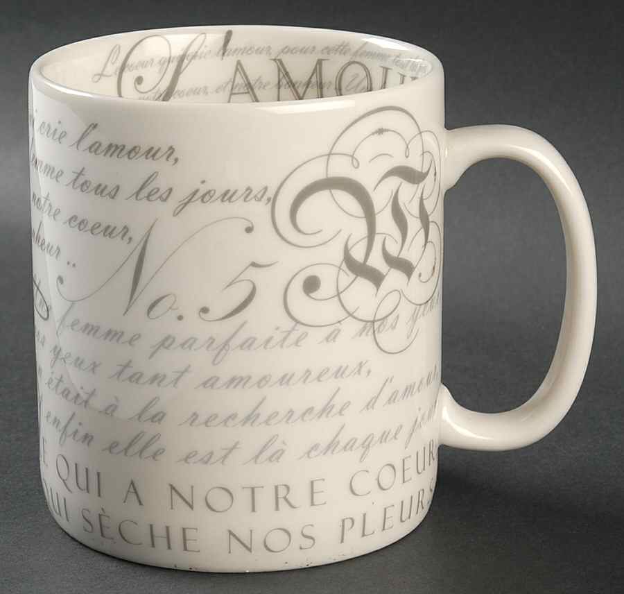 L'Amour Jumbo Mug by 222 Fifth (PTS)-1