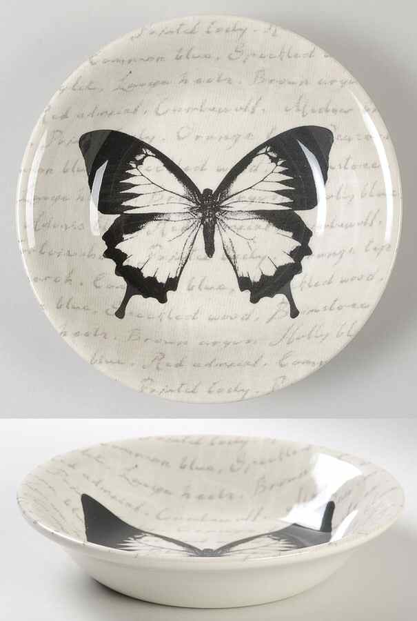 Butterfly Script Coupe Cereal Bowl by Andrew Tanner-1