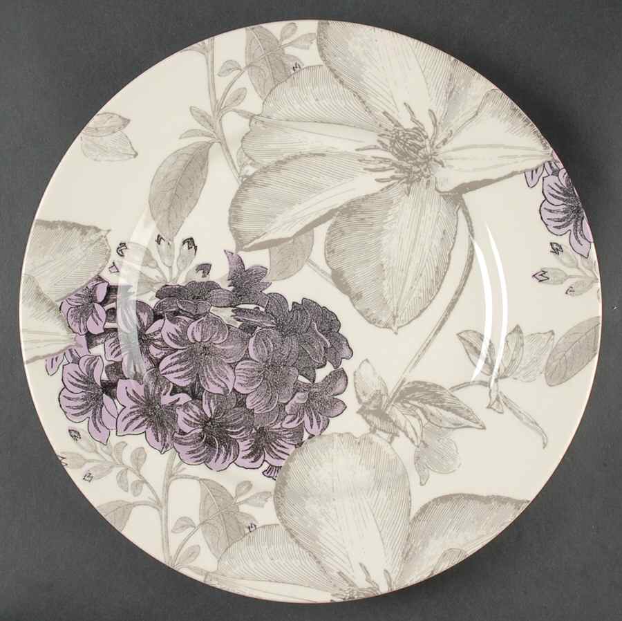 Clematis Purple Dinner Plate by Andrew Tanner-1