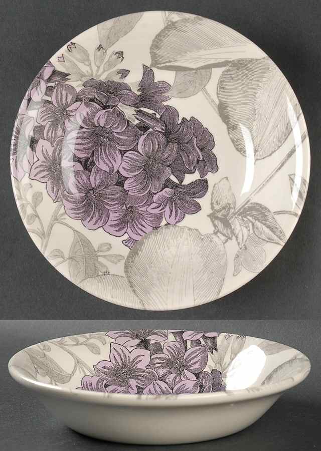 Clematis Purple Soup/Cereal Bowl by Andrew Tanner-1