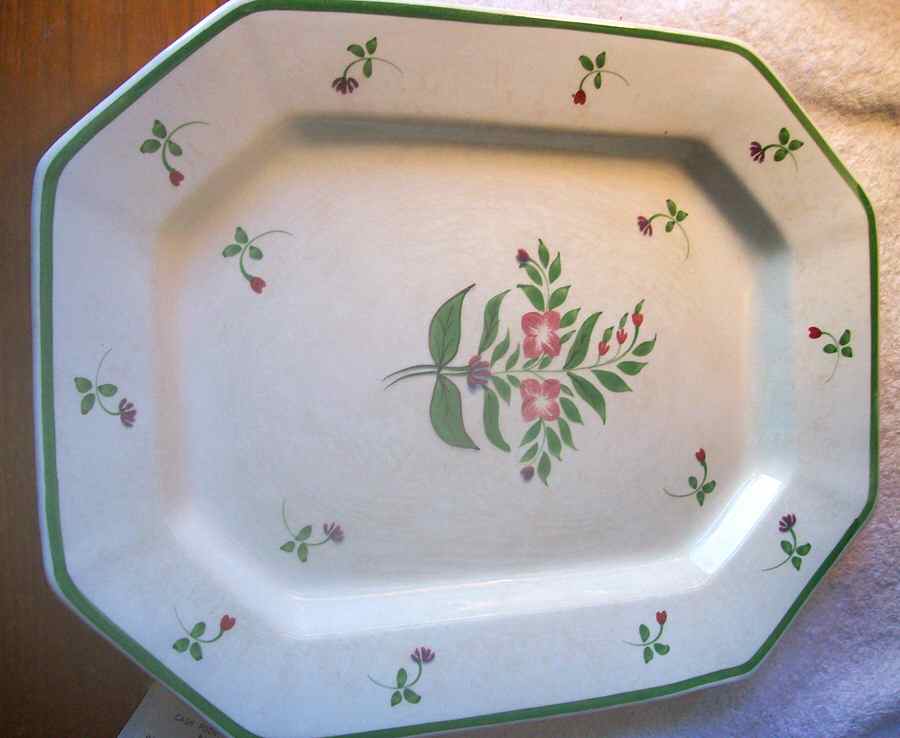 Derby Spray's 17" Oval Serving Platter by Adams China-1