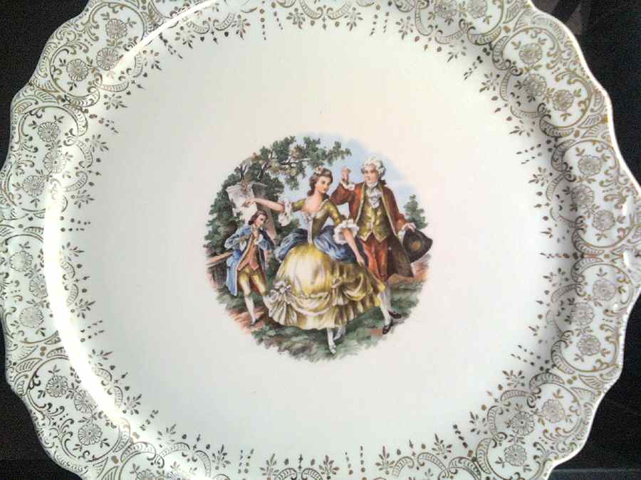ATS78 Handled Cake Plate by Atlas China (NY)-1
