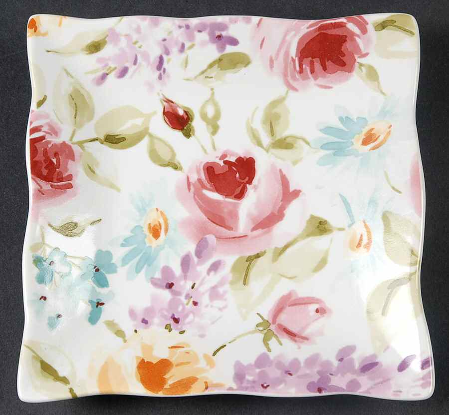Floral Fete Appetizer Plate by 222 Fifth (PTS)-1