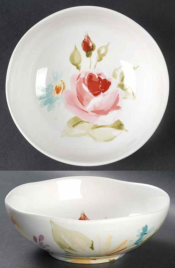 Floral Fete Soup/Cereal Bowl by 222 Fifth (PTS)-1