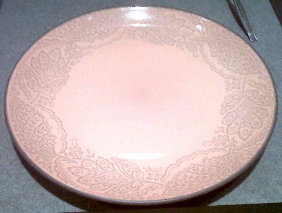 Chandi Orange Dinner Plate by 222 Fifth (PTS)-1