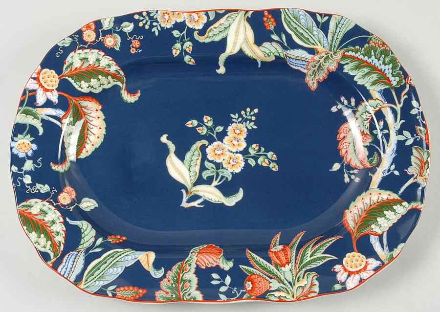 Fahime 13" Oval Serving Platter by 222 Fifth (PTS)-1
