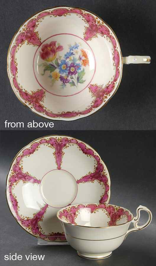 C348 Footed Cup & Saucer Set by John  Aynsley & Sons-1