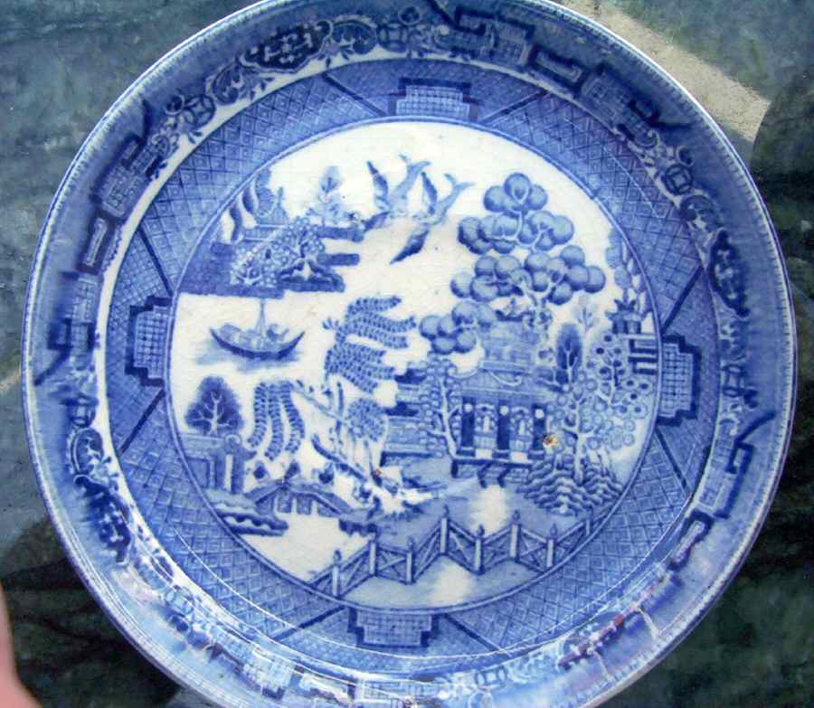 Willow Blue (Smooth) Saucer by Adderley-1