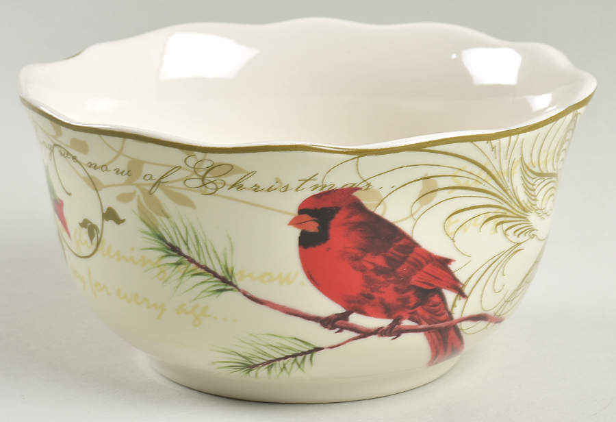 Holiday Wishes Soup/Cereal Bowl - Set of 4 by 222 Fifth (PTS)-1