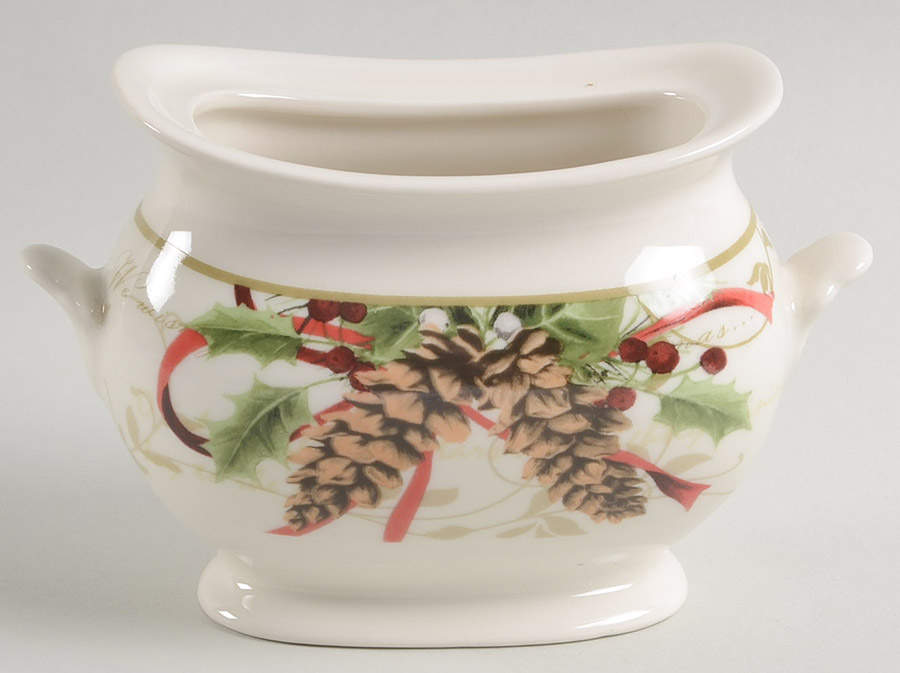 Holiday Wishes Sugar Bowl No Lid by 222 Fifth (PTS)-1