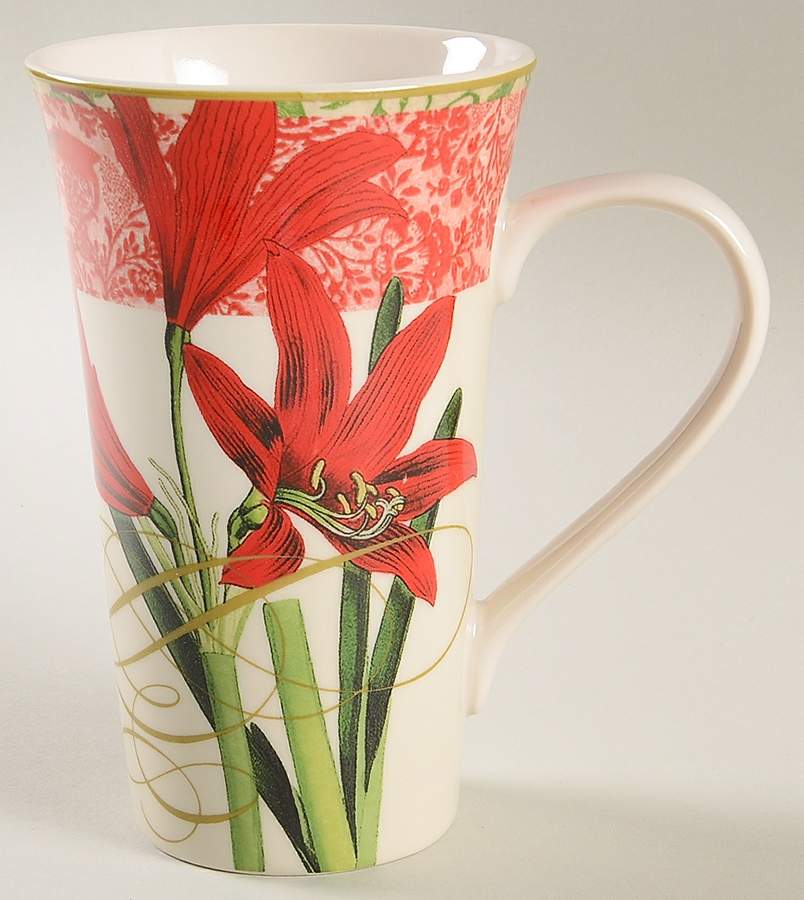 Holiday Decoupage Latte Mug by 222 Fifth (PTS)-1