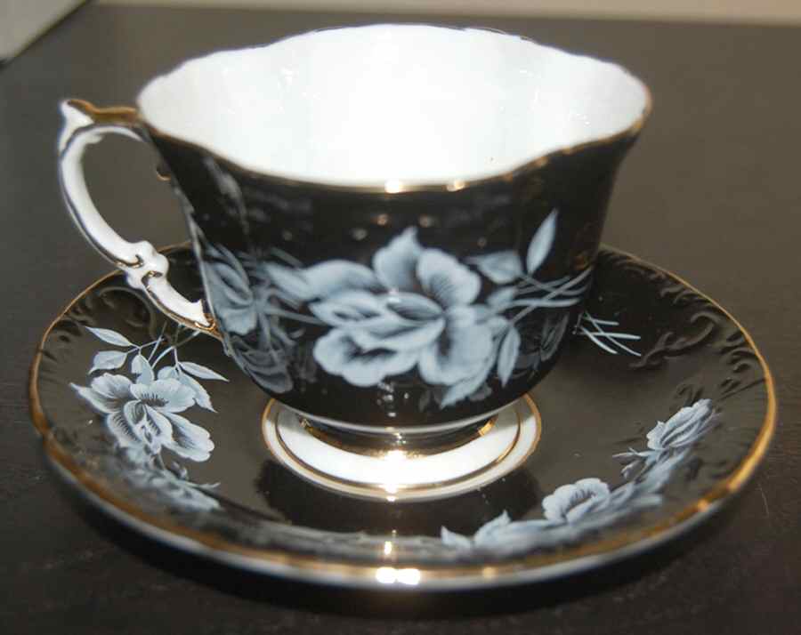 2804 Footed Cup & Saucer Set by John  Aynsley & Sons-1