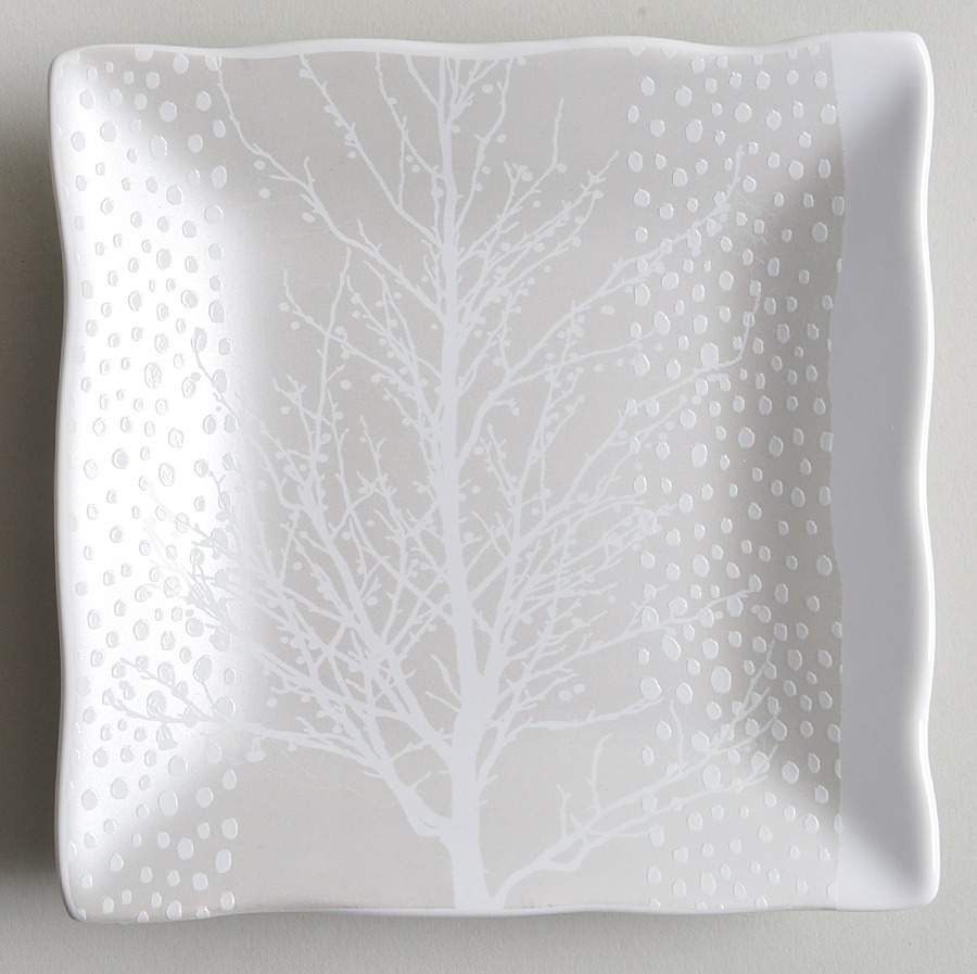 Winter Enchantment Appetizer Plate by 222 Fifth (PTS)-1