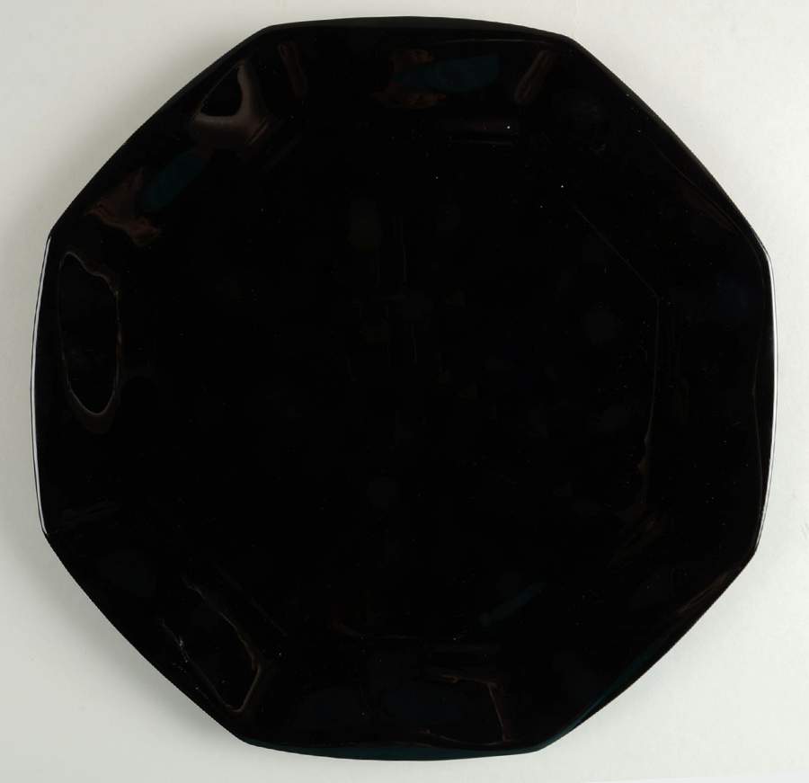 Novoctime Black 12" Chop Plate (Round Platter) by Arcopal-1