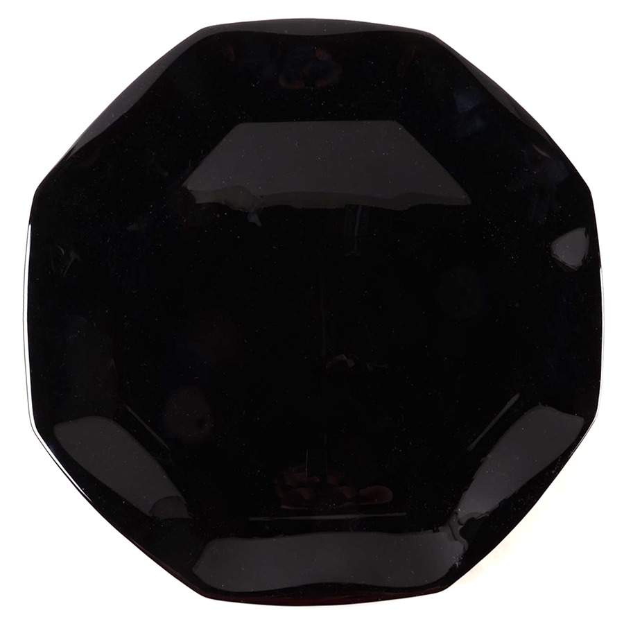 Novoctime Black 12" Octagonal Serving Platter by Arcopal-1