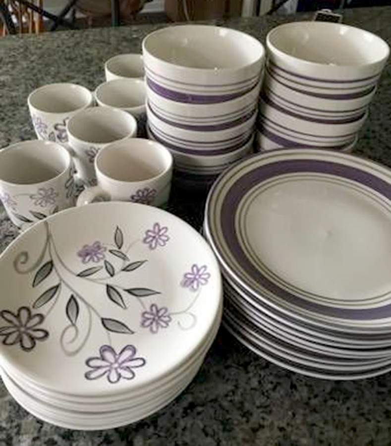 Ashby Wineberry Purple Salad Plate by American Atelier-1