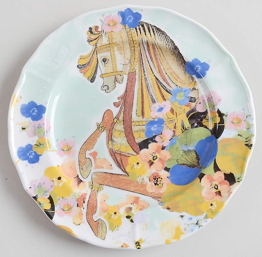 Carousel Salad/Dessert Plate by Anthropologie-1