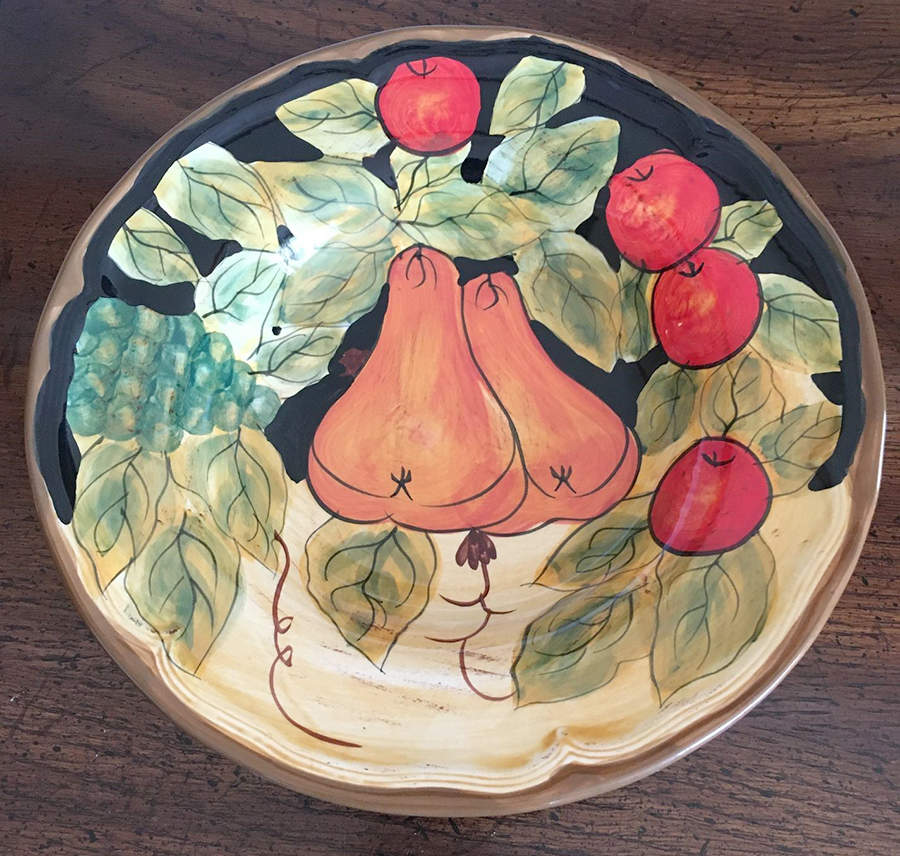 Winter Fruit Individual Soup/Salad Bowl by Casa Vero-1