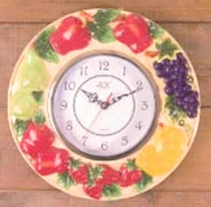 Home Fruit Hanging Wall Clock by Casa Vero-1