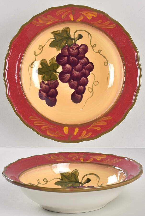 Napa Vineyard Individual Soup/Salad Bowl by Casa Vero-1
