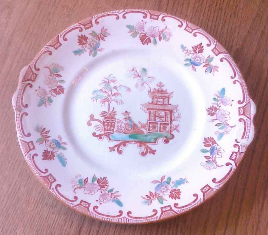 Temple Handled Cake Plate by Allerton's-1