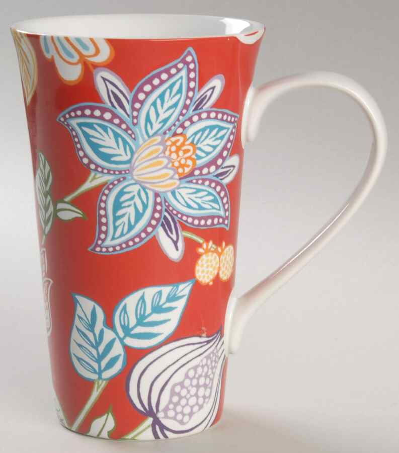 Koson Red Latte Mug by 222 Fifth (PTS)-1