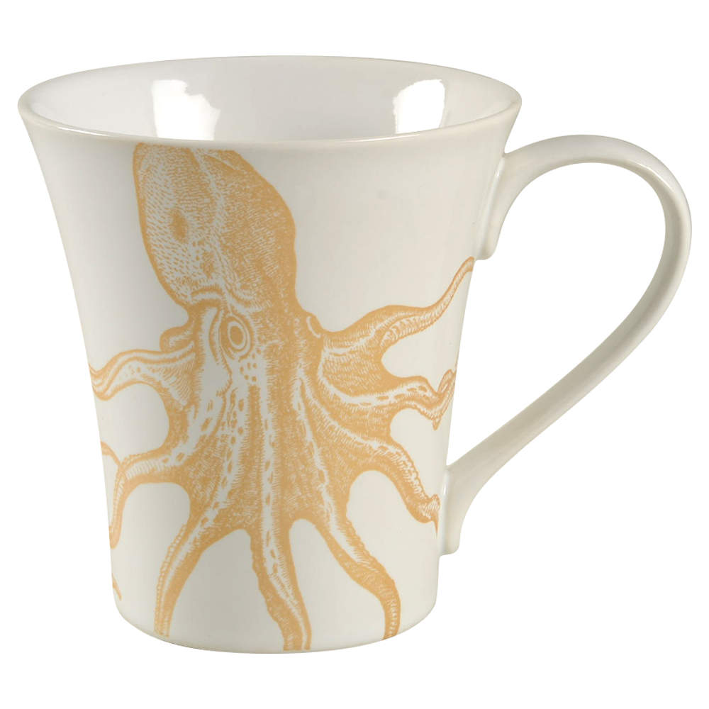 Coastal Life Gold (Yellow) Mug by 222 Fifth (PTS)-1