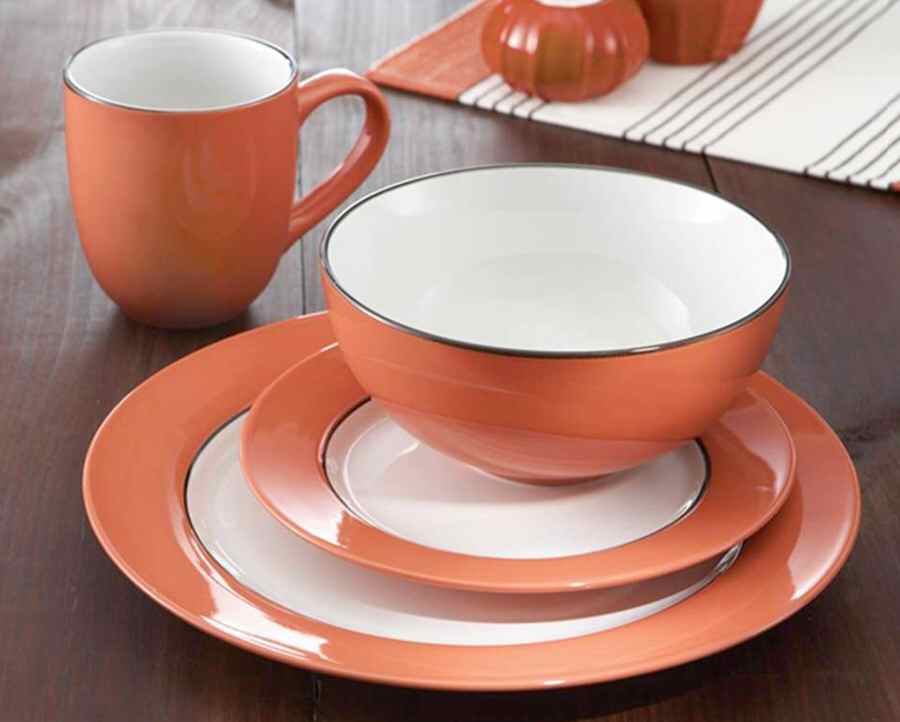 Regency Coral Dinner Plate by American Atelier-1