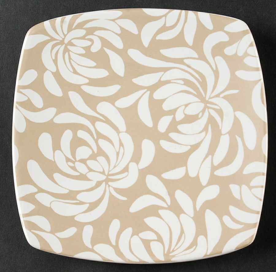 Chrysanthemum Pewter Appetizer Plate by 222 Fifth (PTS)-1