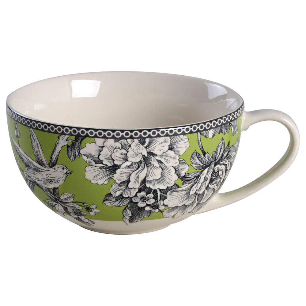 Adelaide Green and White Soup Mug by 222 Fifth (PTS)-1