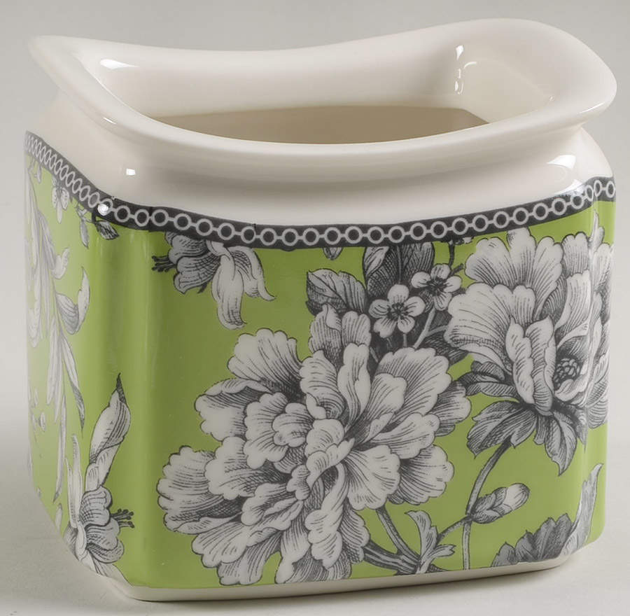 Adelaide Green and White Small Canister No Lid by 222 Fifth (PTS)-1