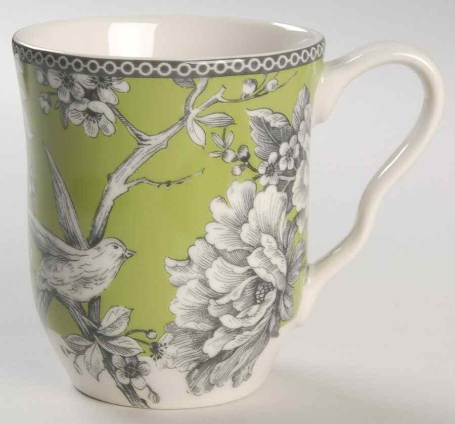 Adelaide Green and White Mug by 222 Fifth (PTS)-1
