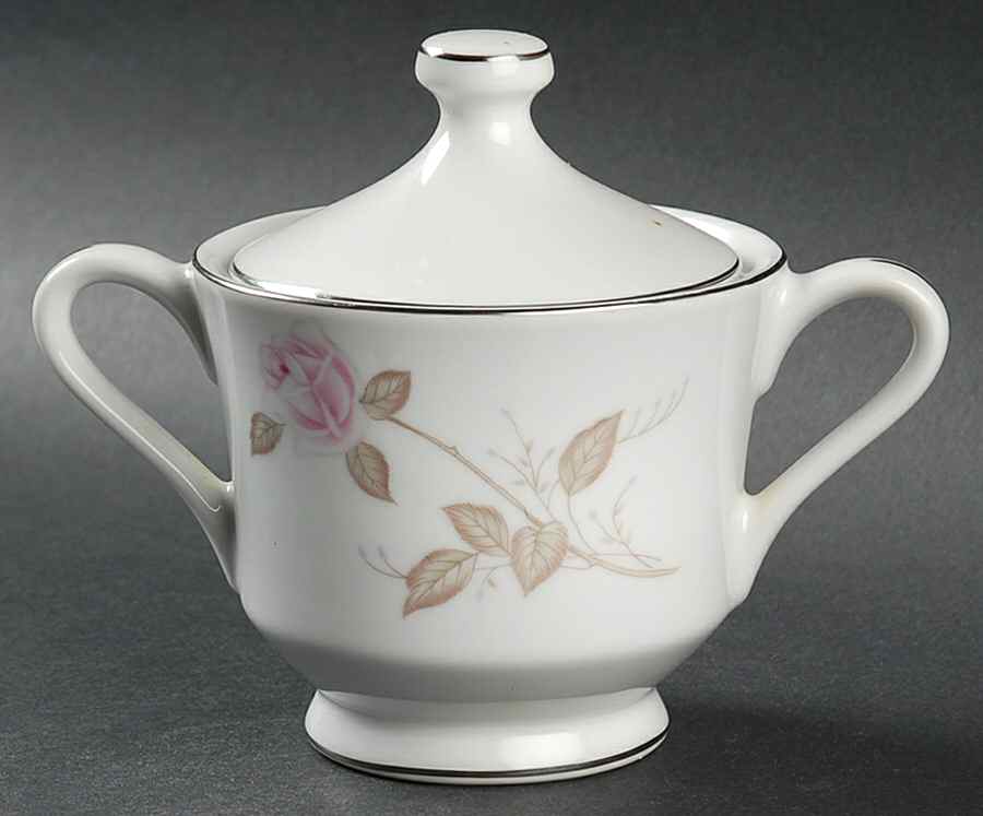 Forever Rose Sugar Bowl & Lid by Ambiance-1