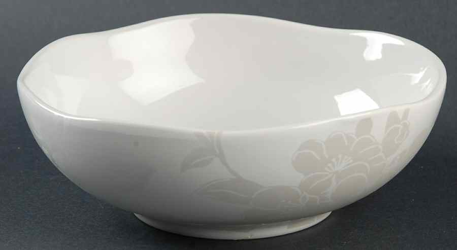 Plum Blossom Platinum Soup/Cereal Bowl by 222 Fifth (PTS)-1