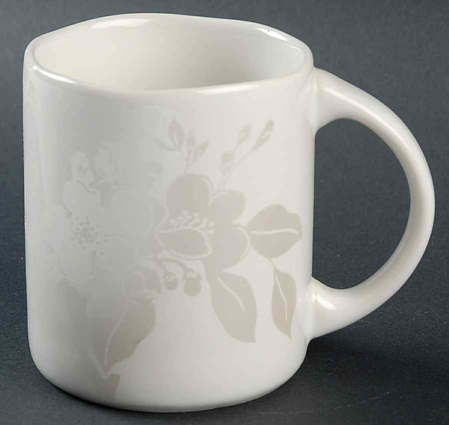 Plum Blossom Platinum Mug by 222 Fifth (PTS)-1