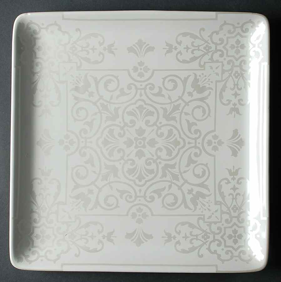 Astoria Platinum 14" Square Platter by 222 Fifth (PTS)-1