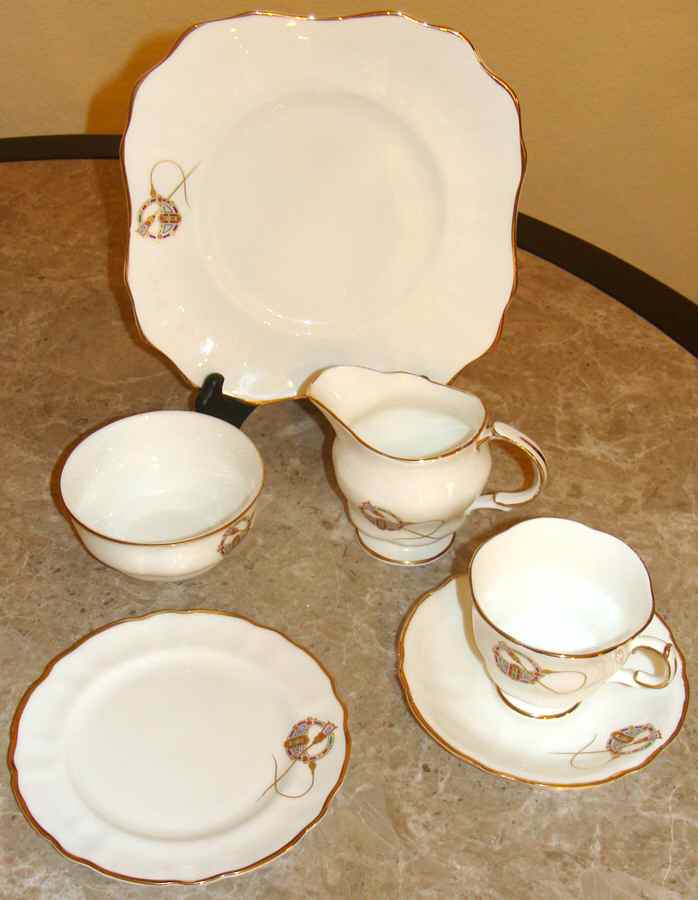6271 Square Cake Plate by Arklow-1