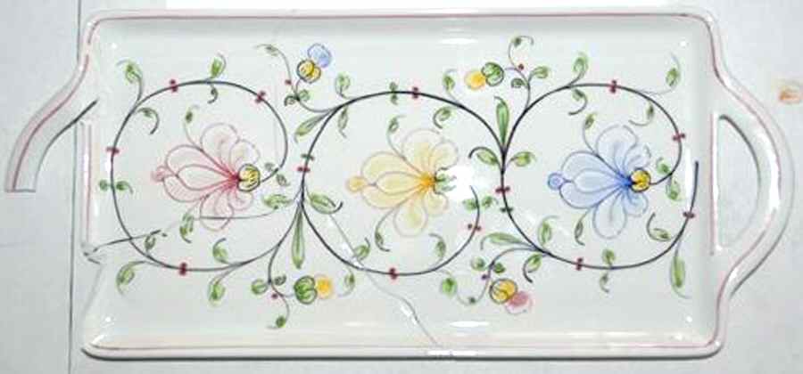 145 Large Sandwich Tray by Anfora (Portugal)-1
