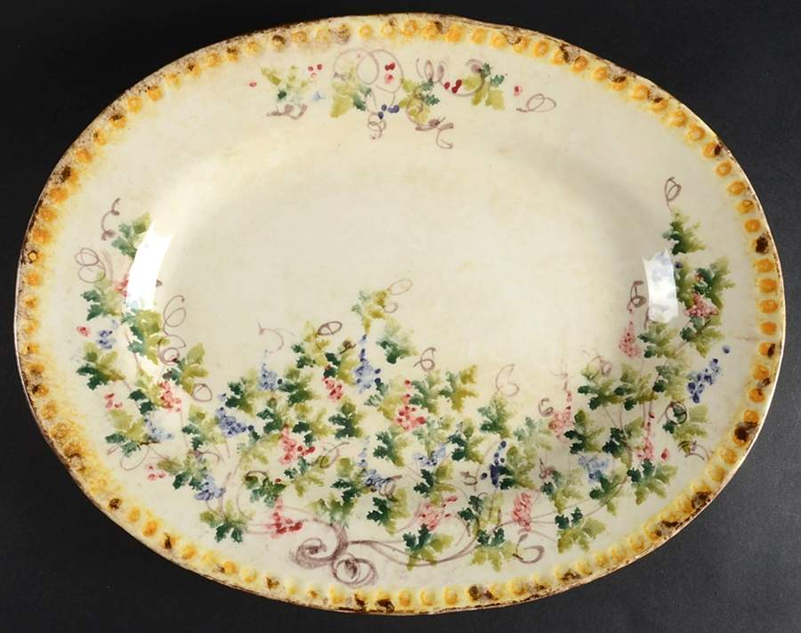 Amorini 17" Oval Serving Platter by Arte Italica-1