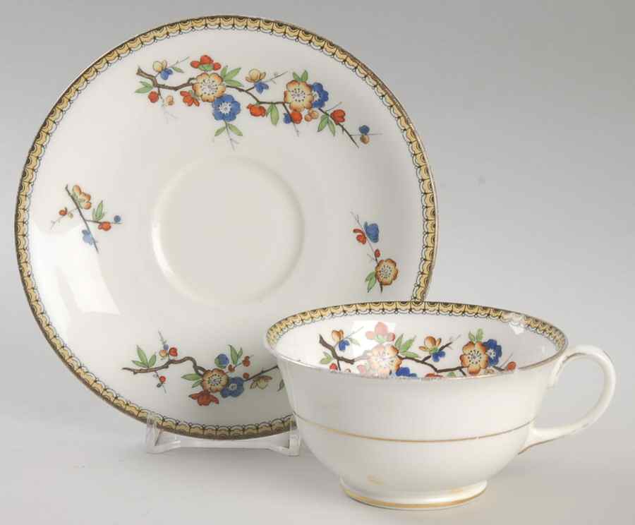 A2800 Footed Cup & Saucer Set by John  Aynsley & Sons-1