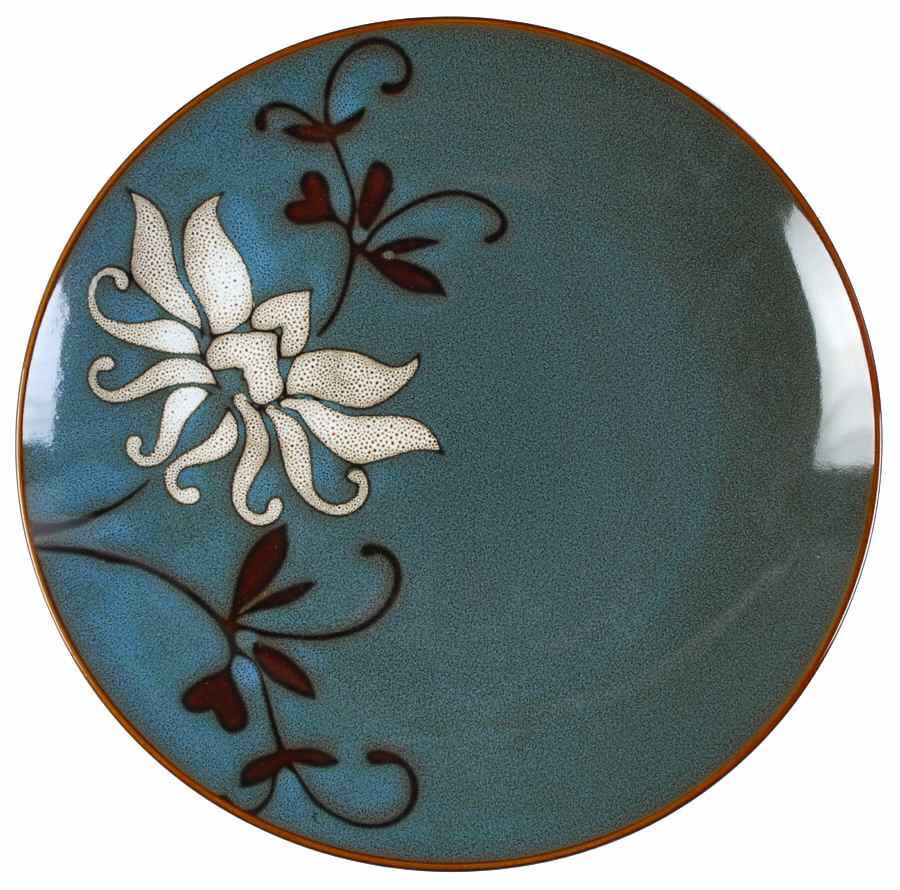 Mirabel Blue Dinner Plate by American Atelier-1