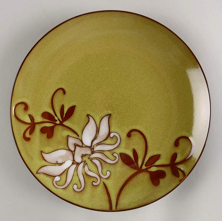 Mirabel Green Dinner Plate by American Atelier-1