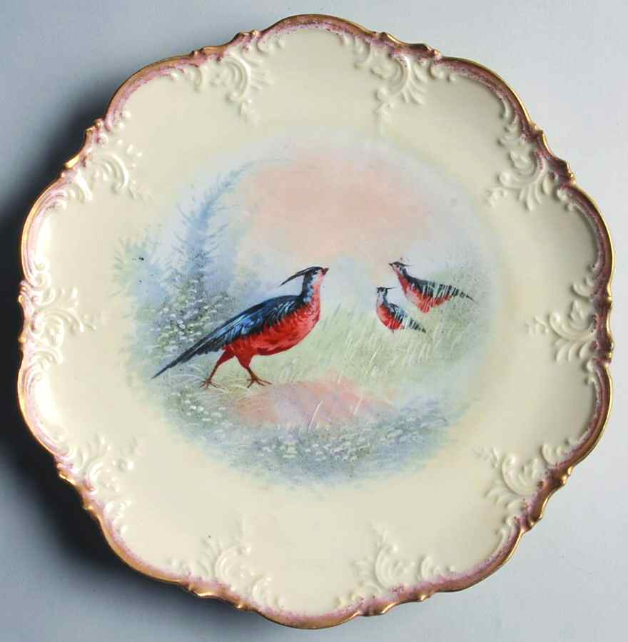 AKF58 Luncheon Plate by A Klingenberg France-Austria-1