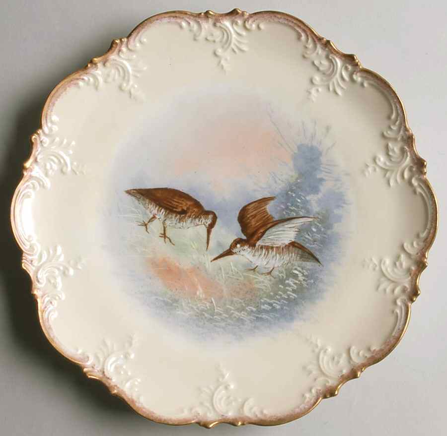 AKF58 Luncheon Plate by A Klingenberg France-Austria-1