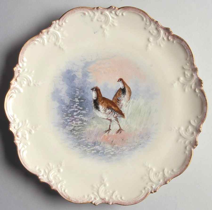 AKF58 Luncheon Plate by A Klingenberg France-Austria-1
