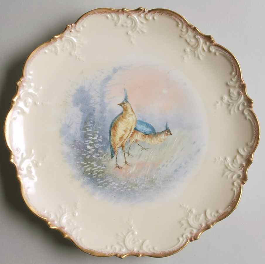 AKF58 Luncheon Plate by A Klingenberg France-Austria-1