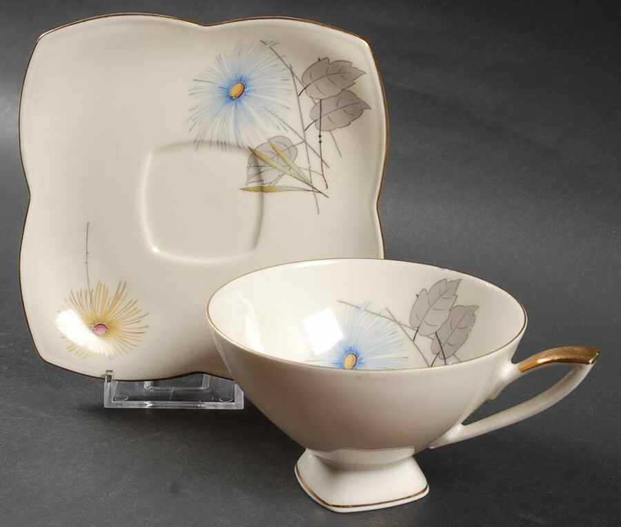 Rhapsodie Footed Cup & Saucer Set by Alka-1